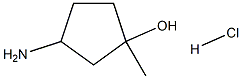 3-amino-1-methylcyclopentan-1-ol hydrochloride Struktur