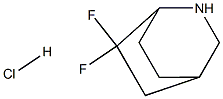 6,6-difluoro-2-azabicyclo[2.2.2]octane hydrochloride Struktur