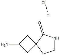 2-amino-6-azaspiro[3.4]octan-5-one hydrochloride Struktur