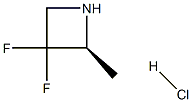 (2S)-3,3-difluoro-2-methylazetidine hydrochloride Struktur