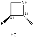 (2R,3S)-3-fluoro-2-methylazetidine hydrochloride Struktur