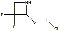 (2R)-3,3-difluoro-2-methylazetidine hydrochloride Struktur