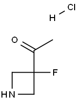 1-(3-fluoroazetidin-3-yl)ethan-1-one hydrochloride Struktur