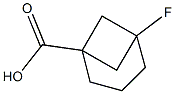 5-fluorobicyclo[3.1.1]heptane-1-carboxylic acid Struktur