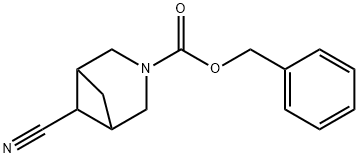 benzyl 6-cyano-3-azabicyclo[3.1.1]heptane-3-carboxylate Struktur