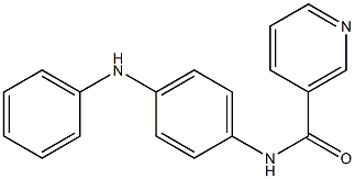 N-(4-anilinophenyl)nicotinamide Struktur