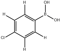 (4-chlorophenyl-2,3,5,6-d4)boronic acid Struktur