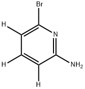 6-bromopyridin-3,4,5-d3-2-amine Struktur