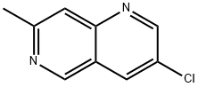 3-chloro-7-methyl-1,6-naphthyridine Struktur