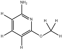 6-(methoxy-d3)pyridin-3,4,5-d3-2-amine Struktur