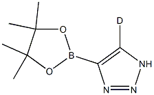 4-(4,4,5,5-tetramethyl-1,3,2-dioxaborolan-2-yl)-1H-1,2,3-triazole-5-d Struktur