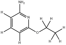 6-(ethoxy-d5)pyridin-3,4,5-d3-2-amine Struktur