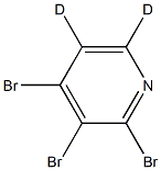 2,3,4-tribromopyridine-5,6-d2 Struktur