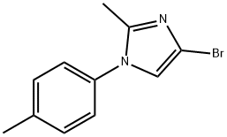 4-bromo-2-methyl-1-(p-tolyl)-1H-imidazole Struktur