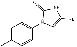 4-bromo-1-(p-tolyl)-1,3-dihydro-2H-imidazol-2-one Struktur