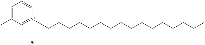 Pyridinium,1-hexadecyl-3-methyl-,bromide Struktur