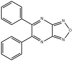 5,6-diphenyl[1,2,5]oxadiazolo[3,4-b]pyrazine Struktur