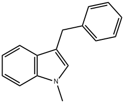 3-benzyl-1-methyl-1H-indole Struktur