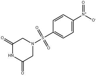 4-[(4-nitrophenyl)sulfonyl]piperazine-2,6-dione Struktur