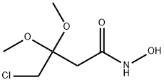 Butanamide, 4-chloro-N-hydroxy-3,3-dimethoxy- Struktur