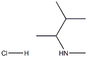 N,3-dimethylbutan-2-amine hydrochloride Struktur