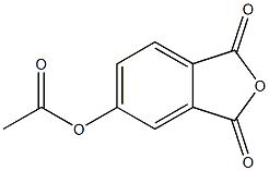 4-acetoxyphthalicanhydride Struktur