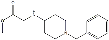 methyl 2-[(1-benzylpiperidin-4-yl)amino]acetate Struktur