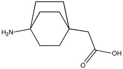 2-(4-aminobicyclo[2.2.2]octan-1-yl)acetic acid Struktur