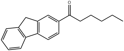 1-(9H-fluoren-2-yl)hexan-1-one Struktur