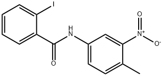 2-iodo-N-(4-methyl-3-nitrophenyl)benzamide Struktur