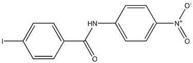 4-iodo-N-(4-nitrophenyl)benzamide Struktur