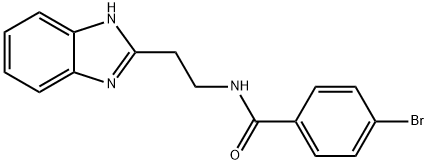 N-[2-(1H-benzimidazol-2-yl)ethyl]-4-bromobenzamide Struktur