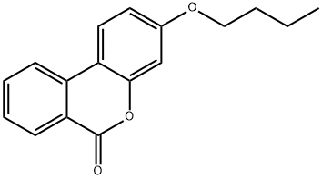 3-butoxy-6H-benzo[c]chromen-6-one Struktur