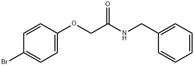 N-benzyl-2-(4-bromophenoxy)acetamide Struktur