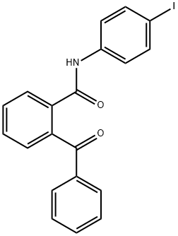 2-benzoyl-N-(4-iodophenyl)benzamide Struktur