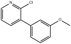 2-Chloro-3-(3-methoxyphenyl)pyridine Struktur