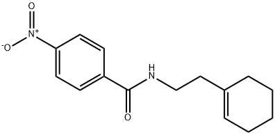 N-[2-(1-cyclohexen-1-yl)ethyl]-4-nitrobenzamide Struktur