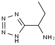 1-(1H-1,2,3,4-tetrazol-5-yl)propan-1-amine Struktur