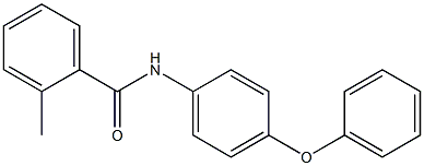 2-methyl-N-(4-phenoxyphenyl)benzamide Struktur