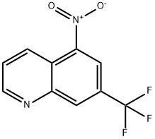 5-nitro-7-(trifluoromethyl)-quinoline Struktur