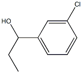 1-(3-chlorophenyl)propan-1-ol Struktur