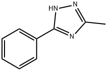 3-Methyl-5-phenyl-1H-1,2,4-triazole Struktur