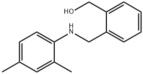 {2-[(2,4-dimethylanilino)methyl]phenyl}methanol Struktur