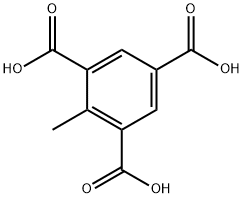 2-methylbenzene-1,3,5-tricarboxylic acid Struktur