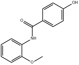 4-hydroxy-N-(2-methoxyphenyl)benzamide Struktur