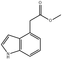 methyl 2-(1H-indol-4-yl)acetate Struktur