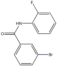 3-bromo-N-(2-fluorophenyl)benzamide Struktur