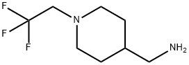 [1-(2,2,2-trifluoroethyl)piperidin-4-yl]methanamine Struktur