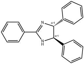 (4R,5R)-2,4,5-triphenyl-4,5-dihydro-1H-imidazole Struktur