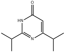 2,6-di(iso-propyl)pyrimidin-4-ol Struktur